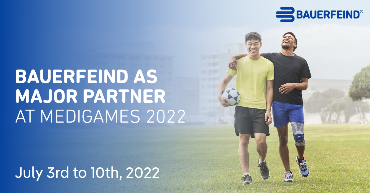 Bauerfeind major partner di Medigames 2022, i Giochi Mondiali della Medicina e della Sanità.
