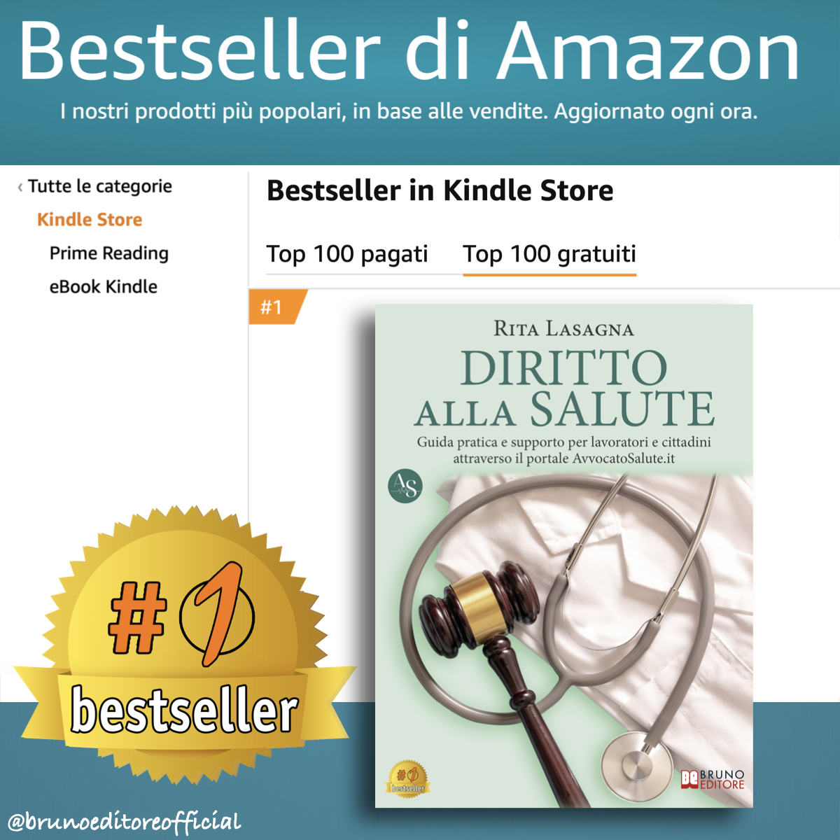 Rita Lasagna: Bestseller “Diritto Alla Salute”, il libro su come difendere i propri diritti in materia di salute e lavoro