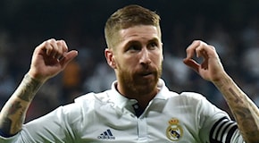Tegola per il Real Madrid: distorsione del legamento del ginocchio per Ramos