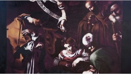 Caravaggio, street artist varesino riproduce l'opera trafugata dalla mafia sui muri di Messina