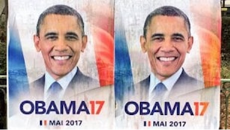 Francia, Obama candidato all'Eliseo: petizione e manifesti sui muri di Parigi