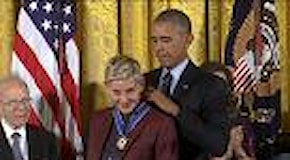 Usa, Medaglie della Libertà: Obama premia Ellen De Generes