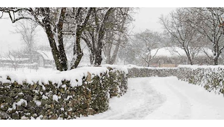 Meteo, quota neve: fiocchi sopra i 1.200 -1.300 metri. Ecco dove cadranno