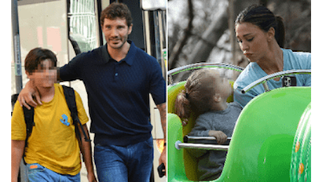 Stefano De Martino, relax in famiglia (allargata): la giornata al parco con Santiago e... Luna Marì