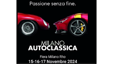 Domani apre la quattordicesima edizione di Milano AutoClassica