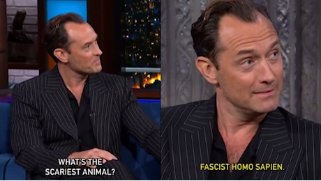 Jude Law: “L’animale più pericoloso? L’uomo fascista”. Il video è virale