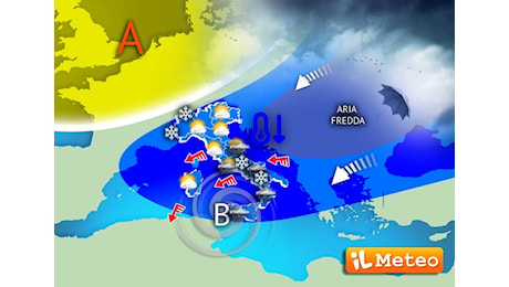 Meteo Editoriale: in 3 giorni cambia tutto. Più Freddo già Sabato, Crudo Inverno entro Lunedì, parla Sanò