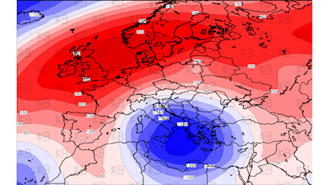 Meteo. Freddo e neve a Natale tra Europa centrale e Balcani