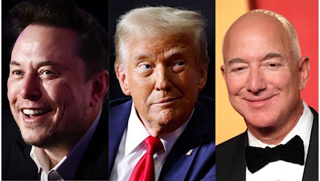 Donald Trump fa guadagnare miliardi a Elon Musk e Jeff Bezos in un giorno: ma c'è chi ha perso una fortuna