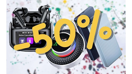 Sconto del 50% e prezzo WOW su 10 prodotti: Amazon shopping MANIA (da 7,50€)