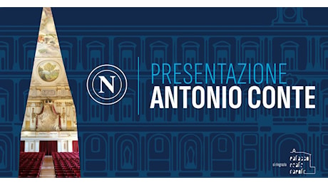 LIVE Alle 15.15 la presentazione di Antonio Conte: segui con noi la diretta