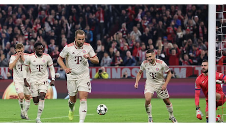 Champions League: Bayern da record, nove gol! Il Real Madrid batte lo Stoccarda