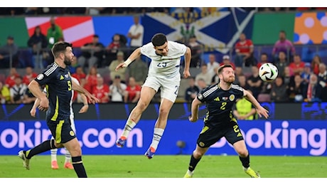 Euro 2024, Scozia-Svizzera 1-1: apre McTominay, risponde Shaqiri