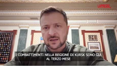 VIDEO Ucraina, Zelensky: Manteniamo la pressione sulla Russia nella regione di Kursk- LaPresse