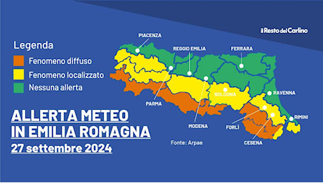 Maltempo in Emilia Romagna con venti di burrasca in arrivo, nuova allerta meteo