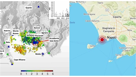 Terremoto oggi a Napoli, forte scossa di 4.0 ai Campi Flegrei avvertita in diversi quartieri, anche nel centro