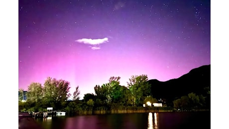 Spettacolare aurora boreale la scorsa notte in Alto Adige