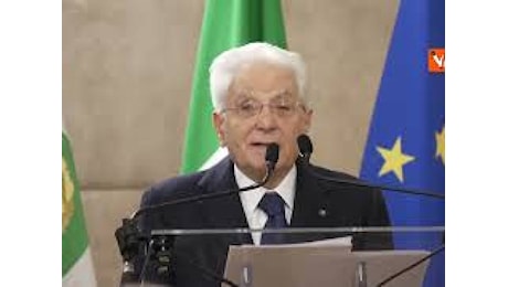 VIDEO: Mattarella: Paesi ostili manipolano le informazioni