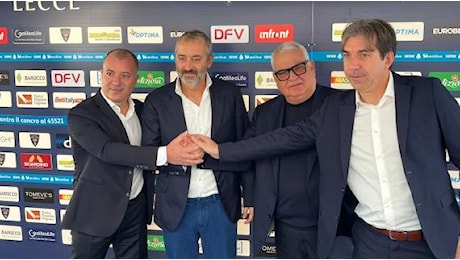 Il Lecce volta pagina. Inizia l'era Giampaolo che si presenta: Il calcio è cambiato tanto