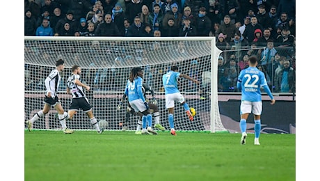 Thauvin illude l’Udinese, il Napoli vince 3-1 in rimonta