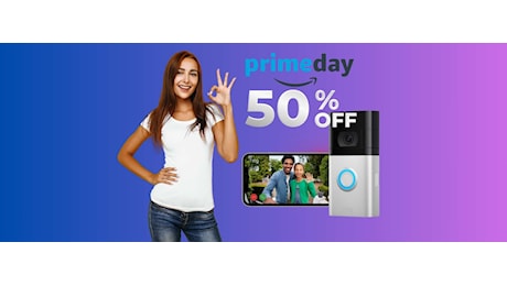 Sconto del 50% per Ring Video Doorbell 4 di Amazon (anteprima Prime Day)