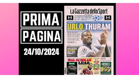 Prima pagina Gazzetta dello Sport: “Leao, mal di Milan”