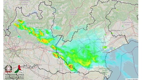 Ondata di maltempo al Nord, notte di temporali tra Lombardia e Veneto | DATI