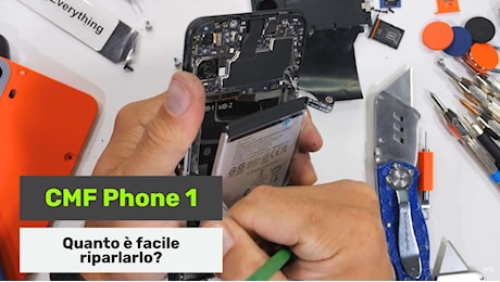 CMF Phone 1 è facile da riparare? Arriva la risposta dai video teardown