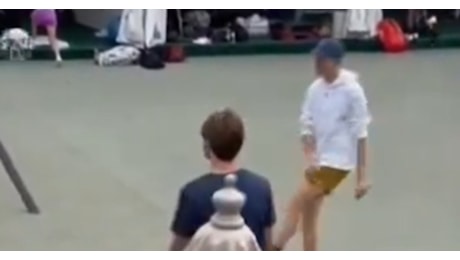 Sinner e Berrettini, il video rubato a Wimbledon: Spalletti, sveglia!