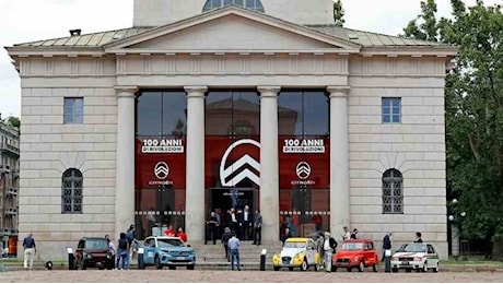 Citroën festeggia i 100 anni in Italia con un evento all’Arco della Pace