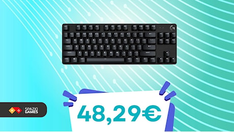 Questa tastiera gaming Logitech non è mai costata COSI' POCO! MENO DI 49€!