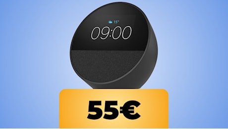 Amazon Echo Spot (modello 2024) è in promozione per il Black Friday su Amazon Italia a un ottimo prezzo