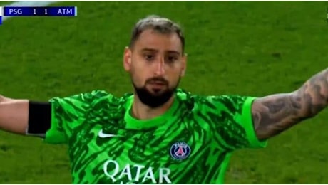 Disastro Donnarumma, il PSG perde all'ultimo istante con l'Atletico Madrid: la Champions scivola via