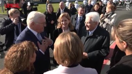 Germania, Mattarella accolto in aeroporto di Colonia-Bonn da Steinmeier