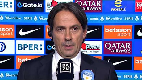 Inzaghi a DAZN: Tante squadre hanno investito per lo stesso obiettivo dell'Inter. Thuram? Spero non sia nulla di grave