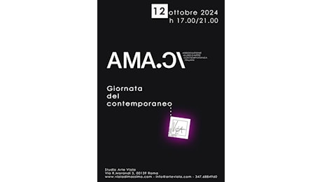 20° Edizione Giornata del Contemporaneo - Viola Di Massimo