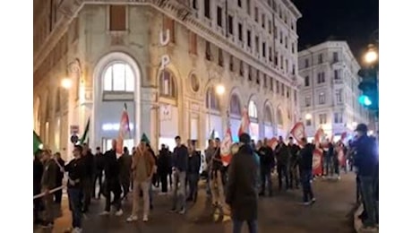 Settantesimo anniversario di Trieste all'Italia, corteo in centro