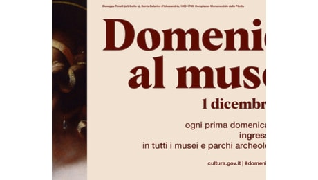 Il 1 dicembre si rinnova l'appuntamento con #domenicalmuseo: ecco i siti gratuiti nell'Imperiese