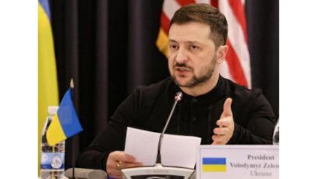 Ucraina, Zelensky: Truppe occidentali per costringere Russia a pace