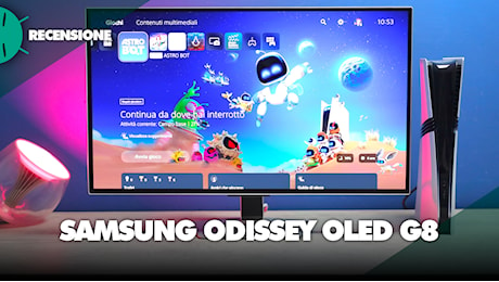 Recensione Samsung Odyssey OLED G8: monitor da gaming AI VERTICI della categoria