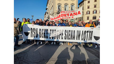 Beko a Siena, Natale di presidio per i lavoratori