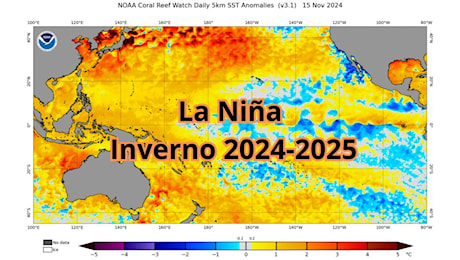 Meteo: la Nina potrebbe svilupparsi, ma in forma debole e per poco tempo, le conseguenze in Italia