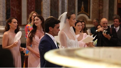 Da Boschi ad Alfano, parata di vip per il matrimonio di Alessandro Vespa nella Cattedrale di Oria