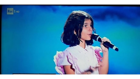 Francesca da Massafra sul palco di The Voice Kids