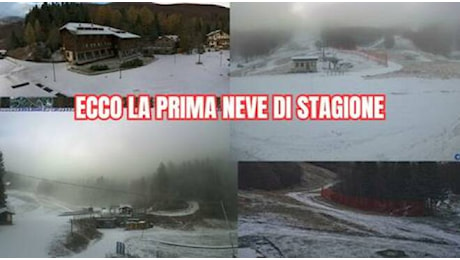 Prima neve sull’Appennino: fiocchi fino al Casone di Profecchia previsioni