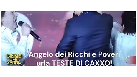 Teste di c...: la gaffe al concerto di Capodanno è virale. Angelo dei Ricchi e Poveri chiede scusa (video)