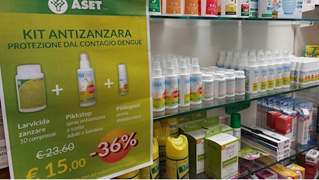 Pasticche larvicide e spray alla calendula o menta piperita . Da oggi il kit anti-zanzara in vendita nelle farmacie comunali