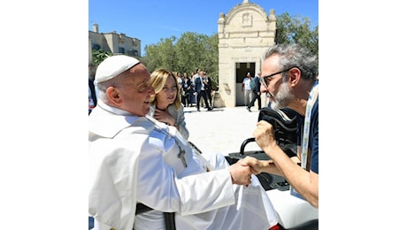 Massimo Bottura, Papa Francesco, Giorgia Meloni e un G7 che finalmente parla anche del cibo