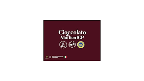 Cioccolato di Modica IGP al G7 Agricoltura