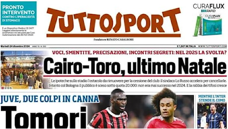 Tuttosport in apertura sul mercato Juve: Tomori in Arabia. Poi Zirkzee